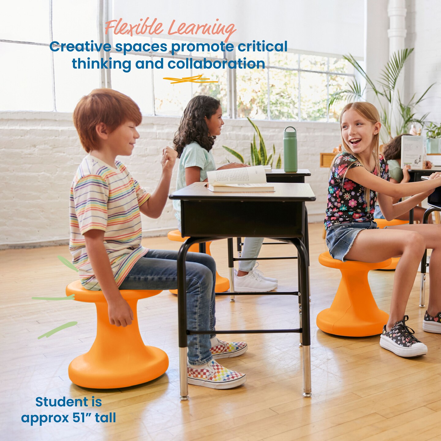 Twist Wobble Stool, 14in Seat Height, Active Seating