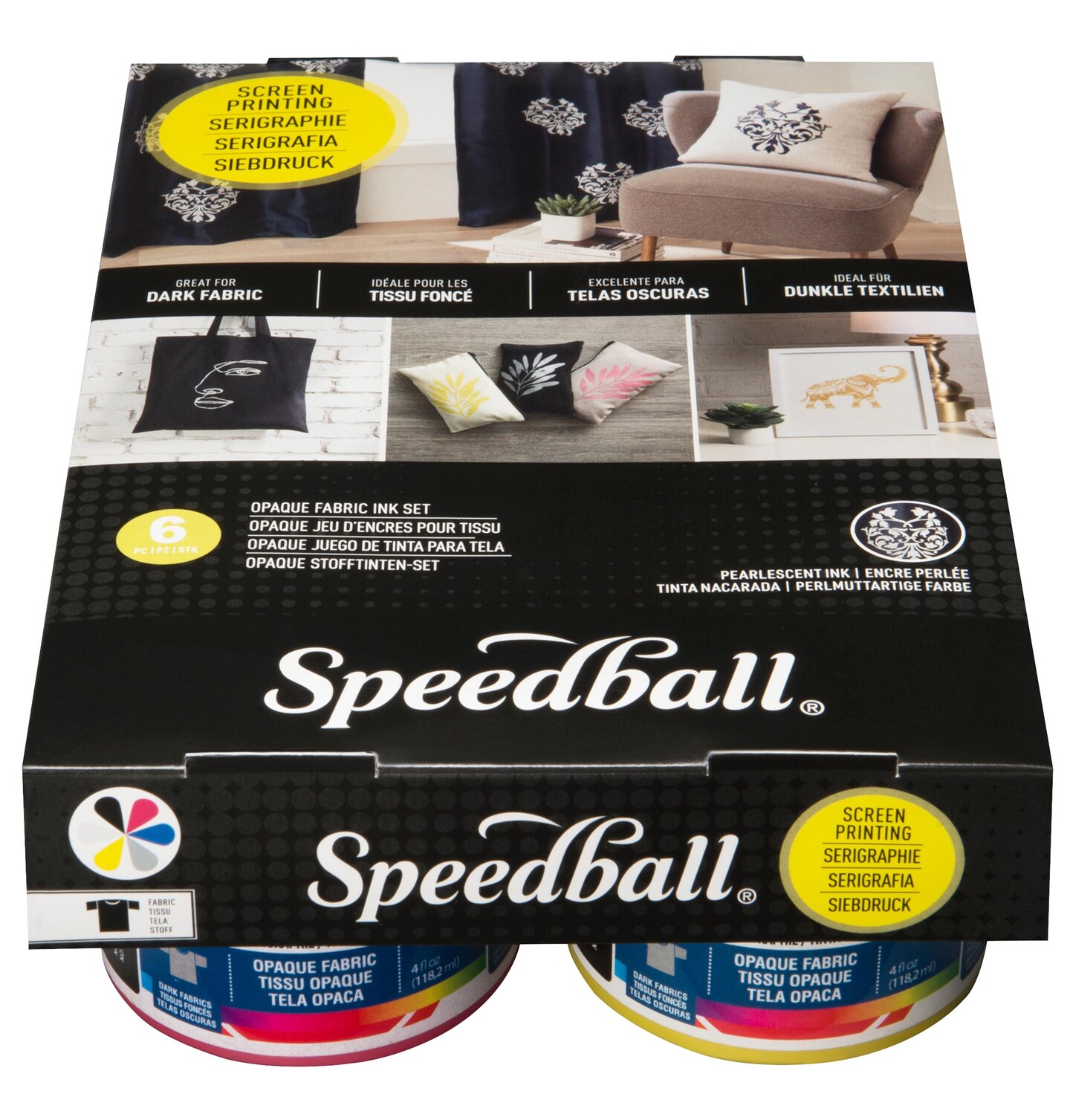 Speedball Opaque Fabric Screen Printing Starter Kit