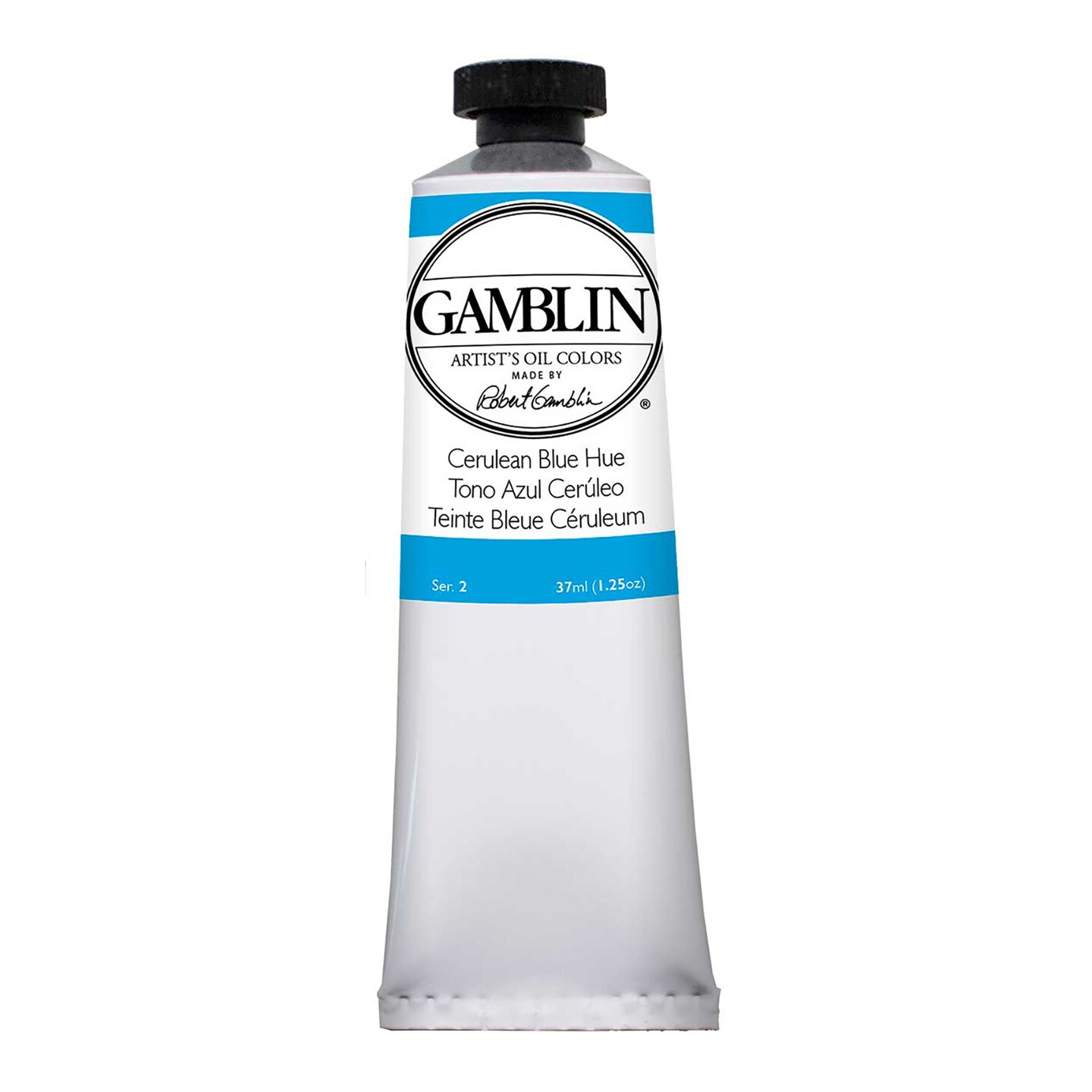 Gamblin Artist Grade Oil Color, 37ml, Cerulean Blue Hue