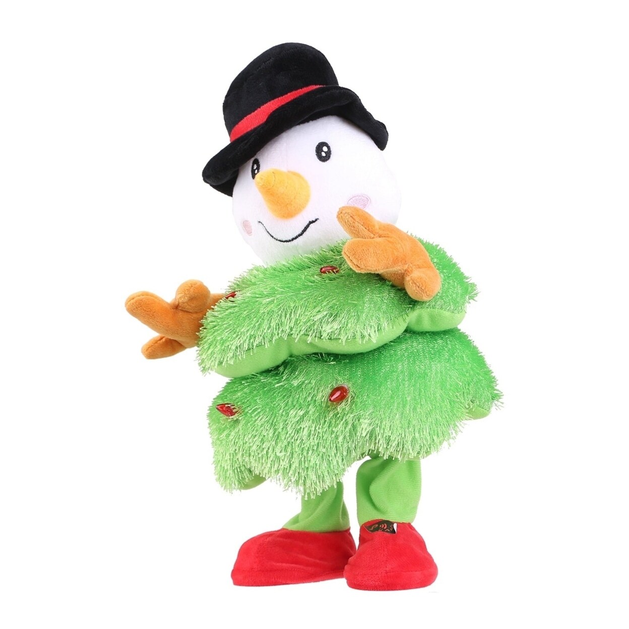 Electric Dancing Singing Plush Toy Twisting Snowman Toy Talking Interactive Mimicking Funny Songs Wiggly Dance Kid