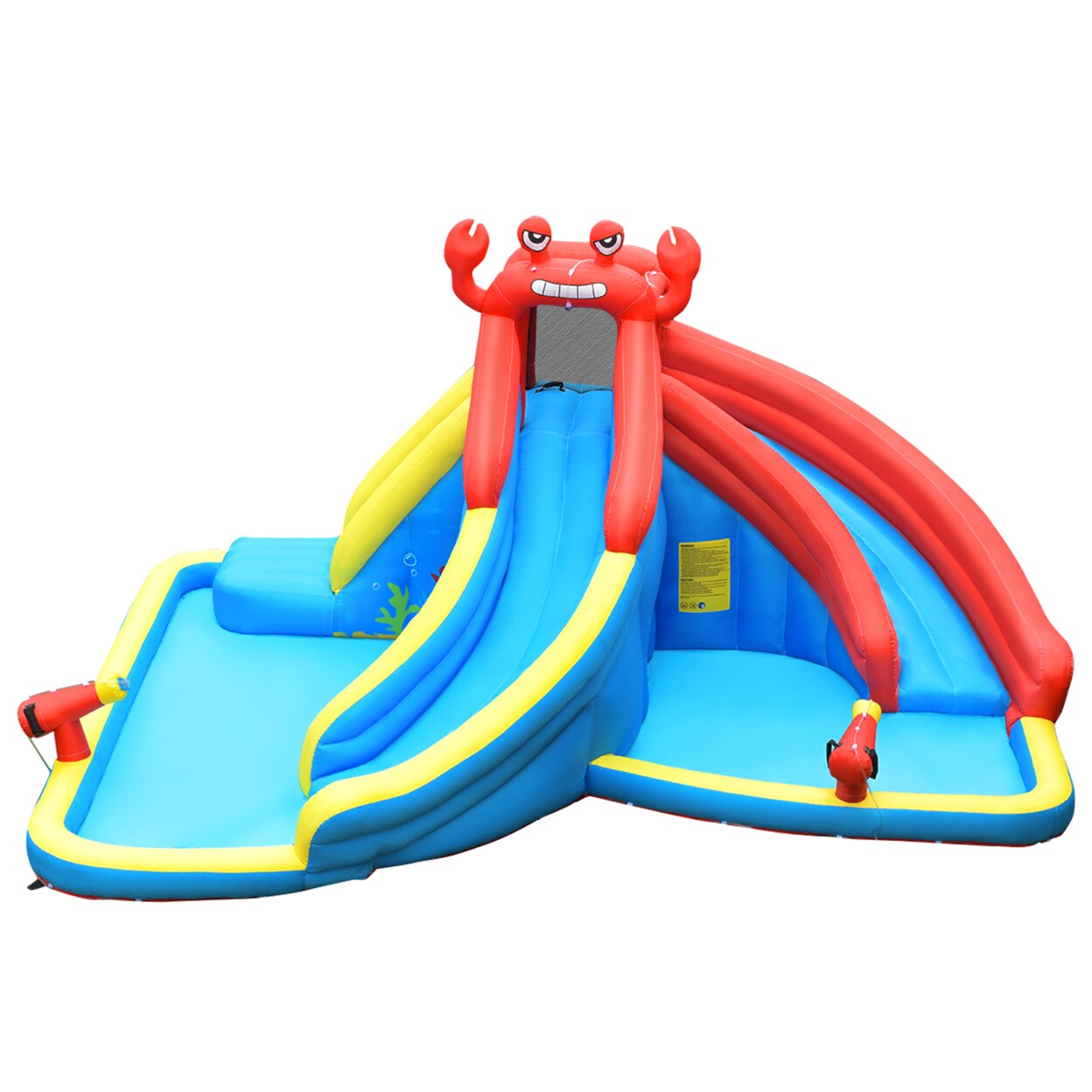 Gymax Inflatable Water Park Bounce House Crab with/without Blower