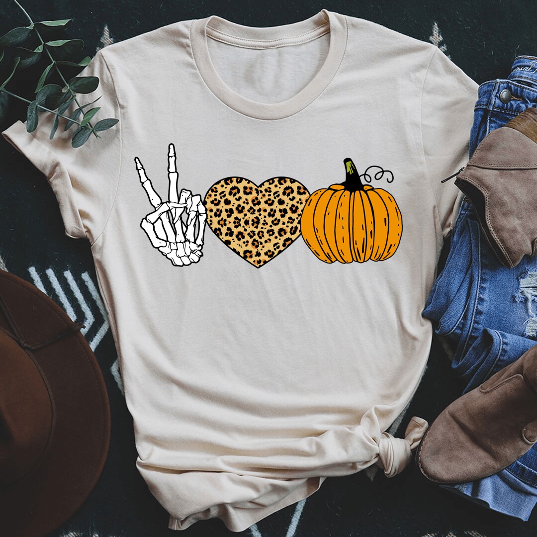 Women&#x27;s Peace Love Halloween T-Shirts and Hoodies