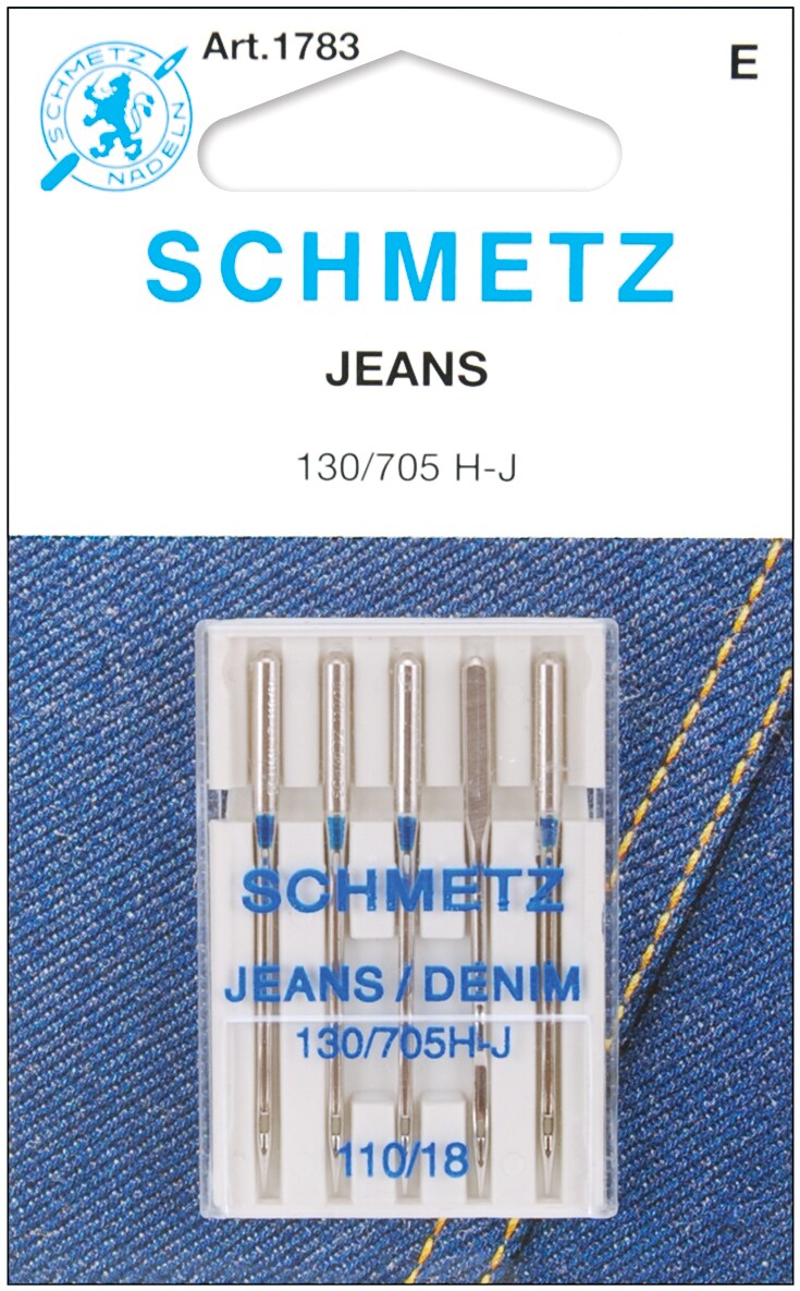 Schmetz Jean & Denim Machine Needles-Size 18/110 5/Pkg