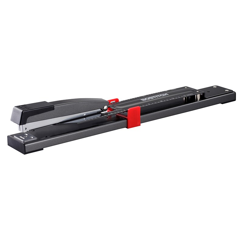 Long Reach&#xAE; Stapler, 20 Sheets, Black