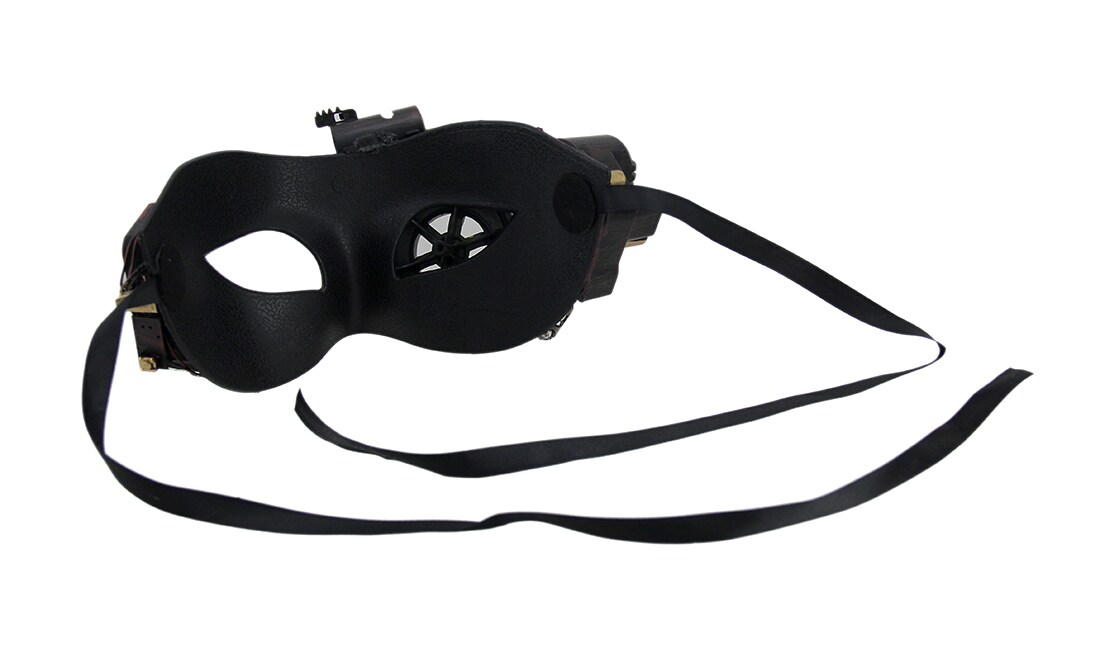 Tread Punk LED Light Up Metallic Steampunk Eye Mask