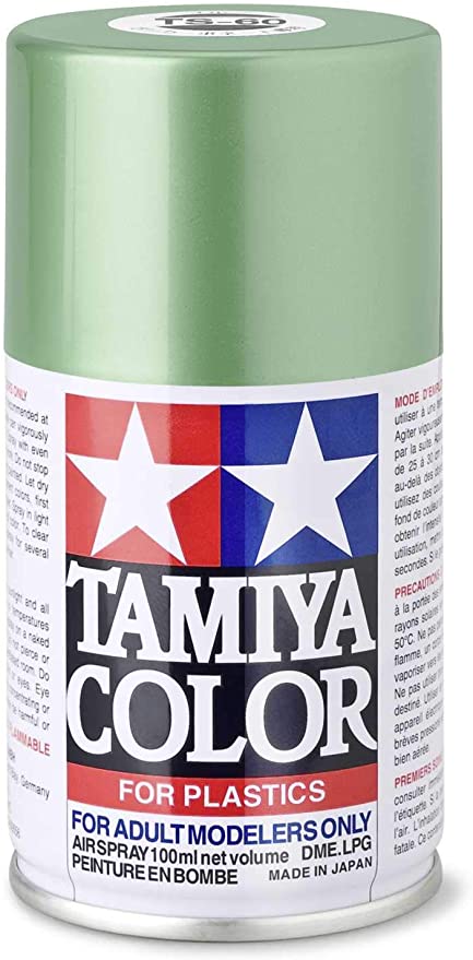 Tamiya TS-60 Pearl Green, 100ml Spray Lacquer Paint For Plastics