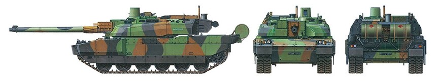 Tamiya  1/35 TAM35362 - 1/35 Tamiya French Leclerc Series 2 Main Battle Tank Assembly Kit
