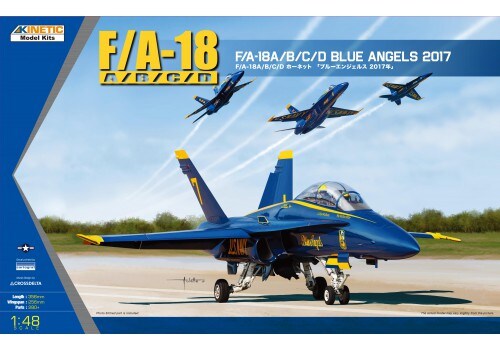 Kinetic  1/48 BLUE ANGELS 2017 F/A-18A/B/C/D Plastic Model