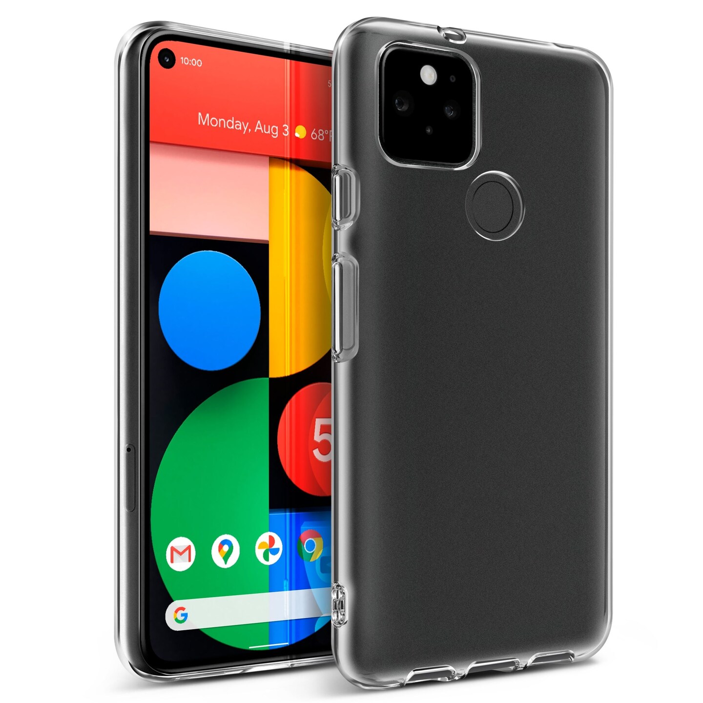 Insten Clear Case For Google Pixel 5 2020 Soft TPU Phone Case