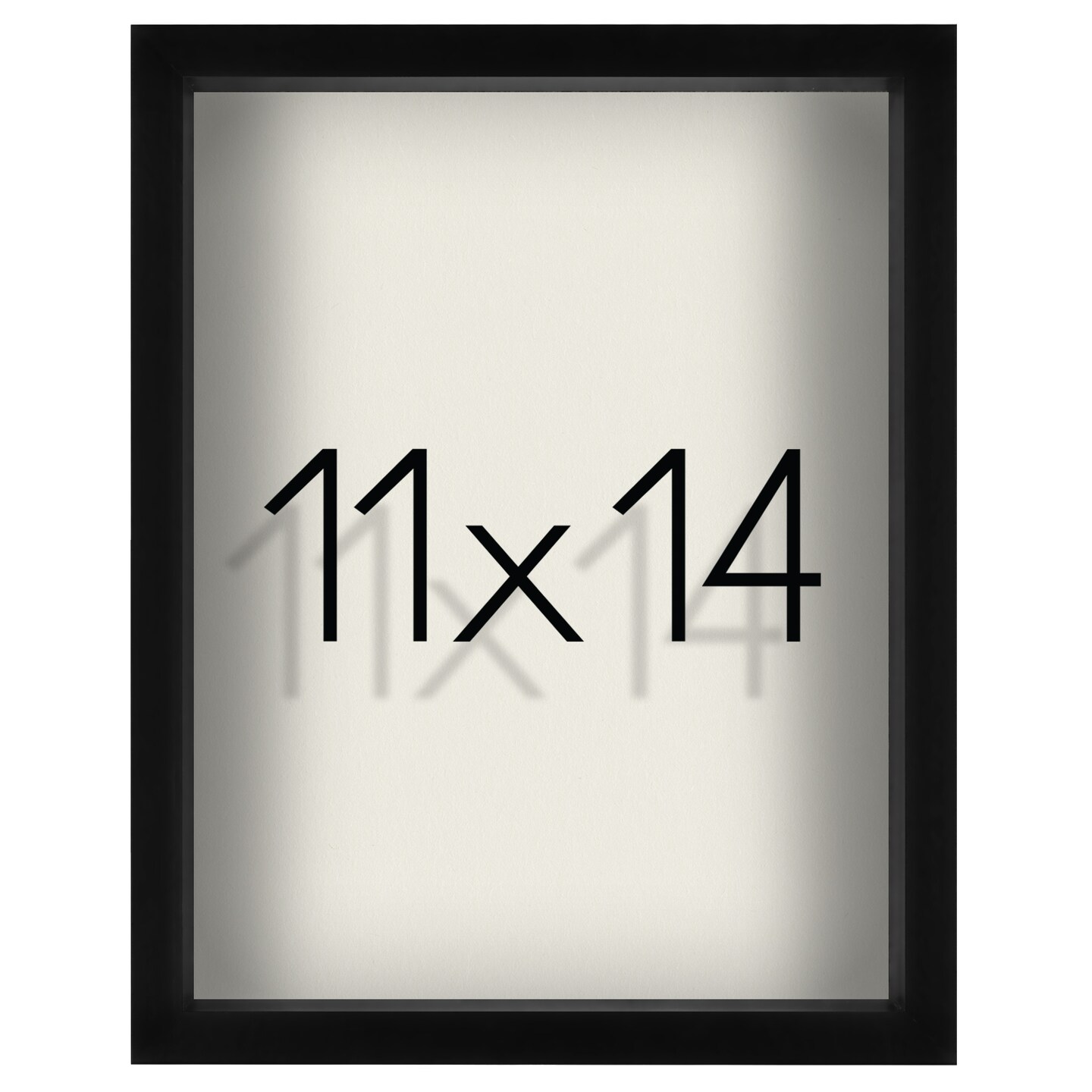 Americanflat Shadow Box Frame - 1.5 Interior Depth for Memorabilia - Display Case for Showcasing Souvenirs, Awards, and Medals - Shatter Resistant Glass - Hanging Hardware