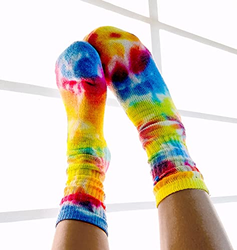 Funky Groovy Tie Dye Kit - Includes Pre-Measured Procion MX Dye in Magenta Turquoise and Yellow - with Soda Ash Dye Fixer