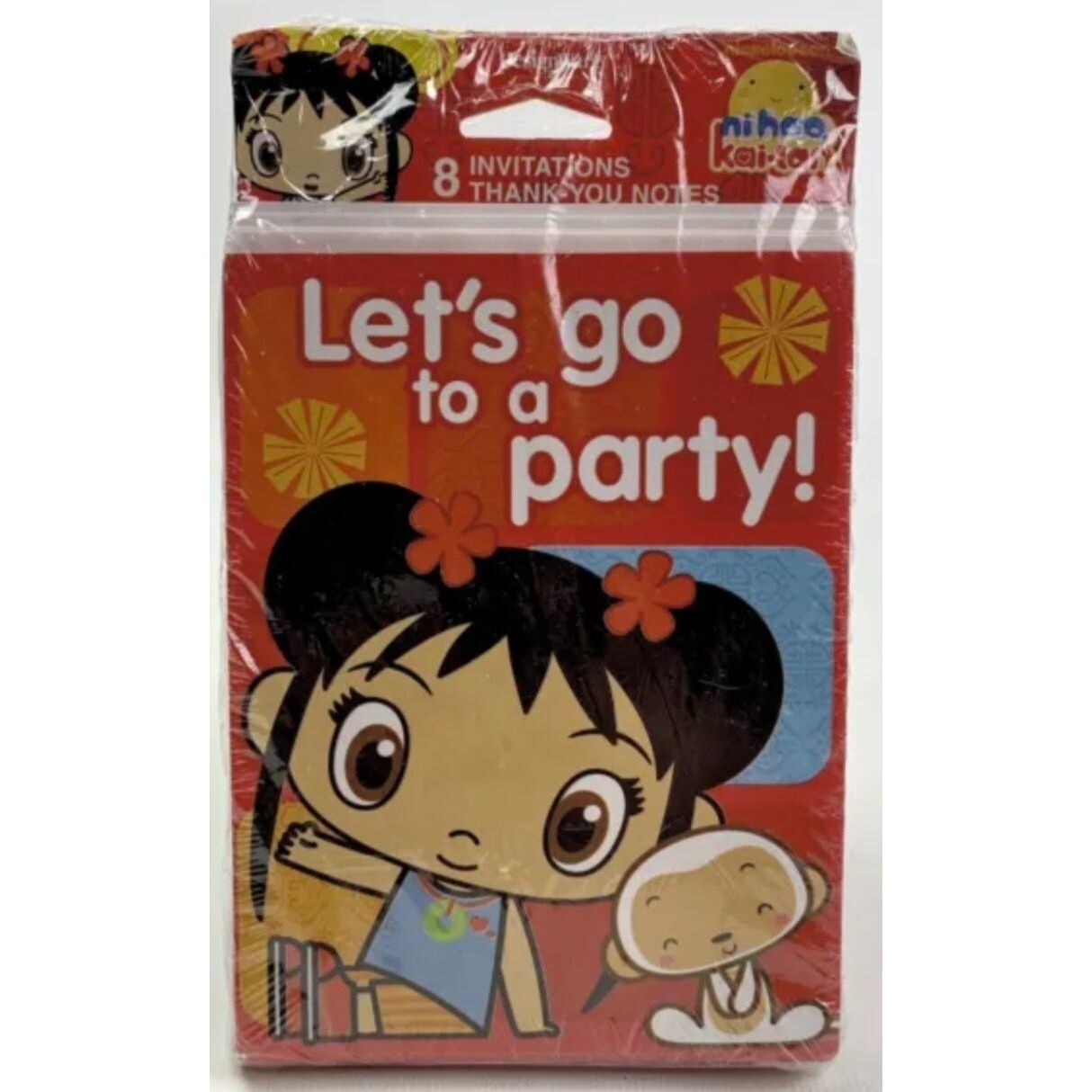 Designware Ni Hao Kai-Lan Pack of 8 Invitations with Thank You Cards