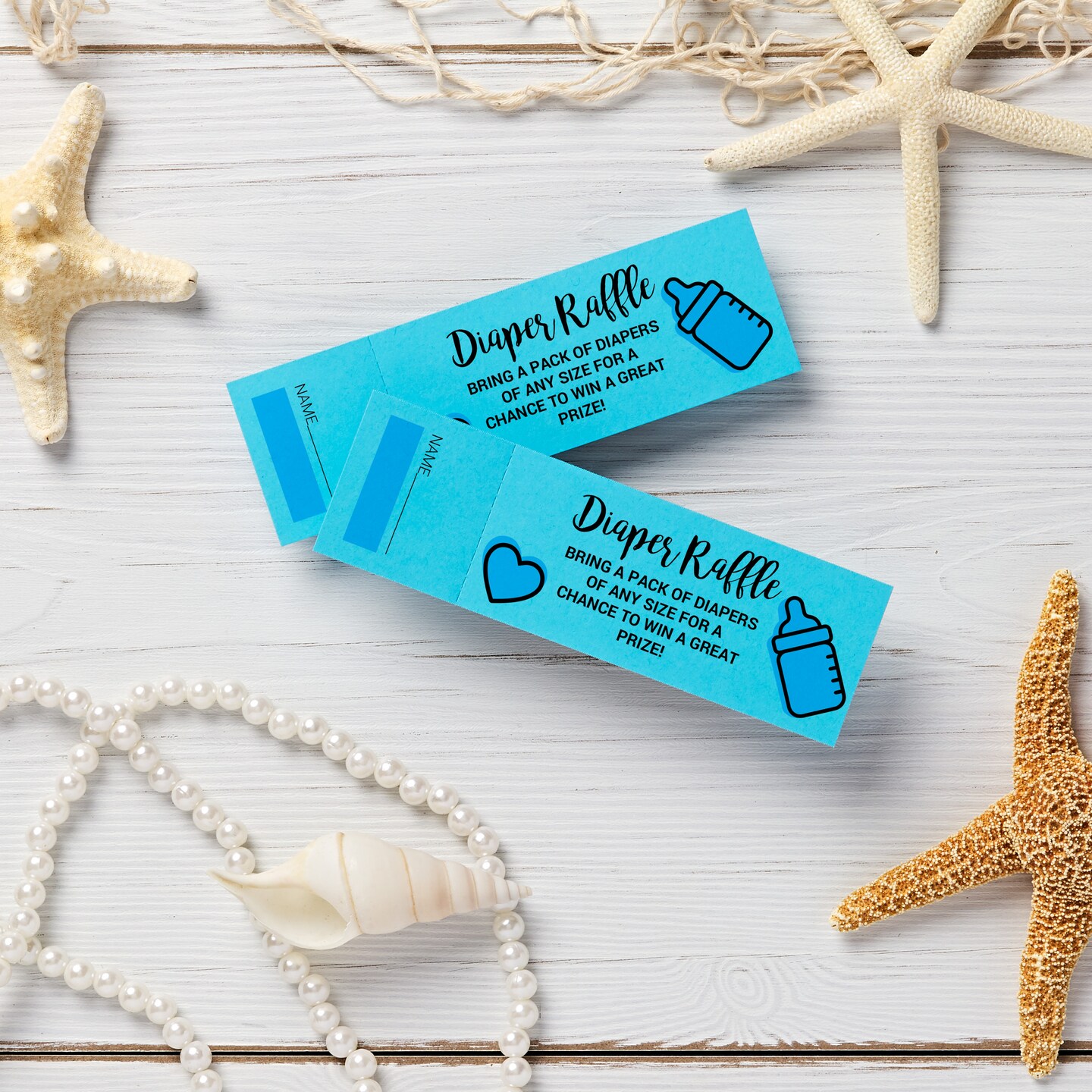 Avery Printable Tickets, Bright Blue, 1.75" x 5.5", Laser/Inkjet, 250 Tickets (16436)