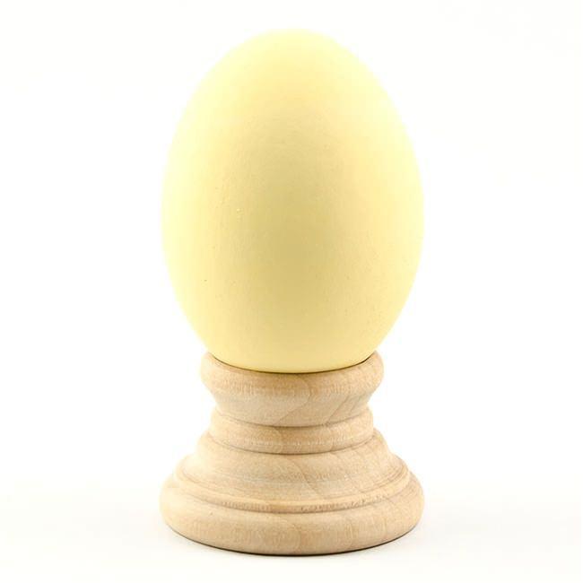 Pastel Yellow Ceramic Easter Egg 2.5 Inches