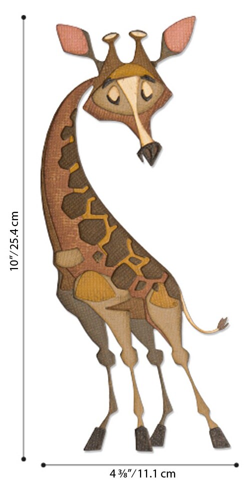 Sizzix Thinlits Dies By Tim Holtz-Gertrude, Colorize