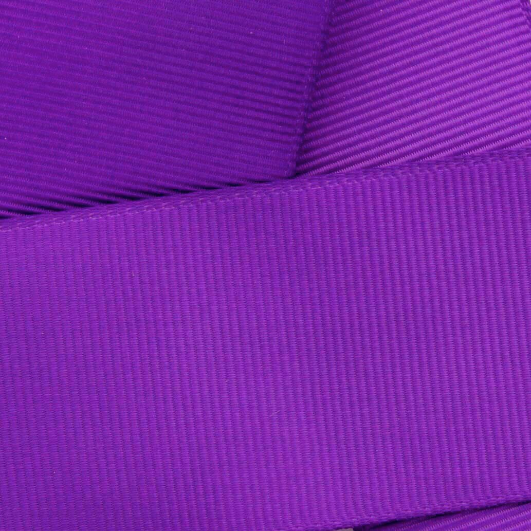 3&#x22; Grosgrain Ribbon Solid 465 Purple 100yd