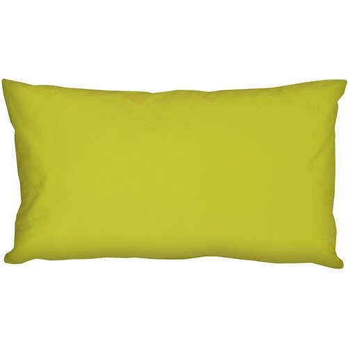 Pillow Decor   - Caravan Cotton Lime Green 9x18 Throw Pillow