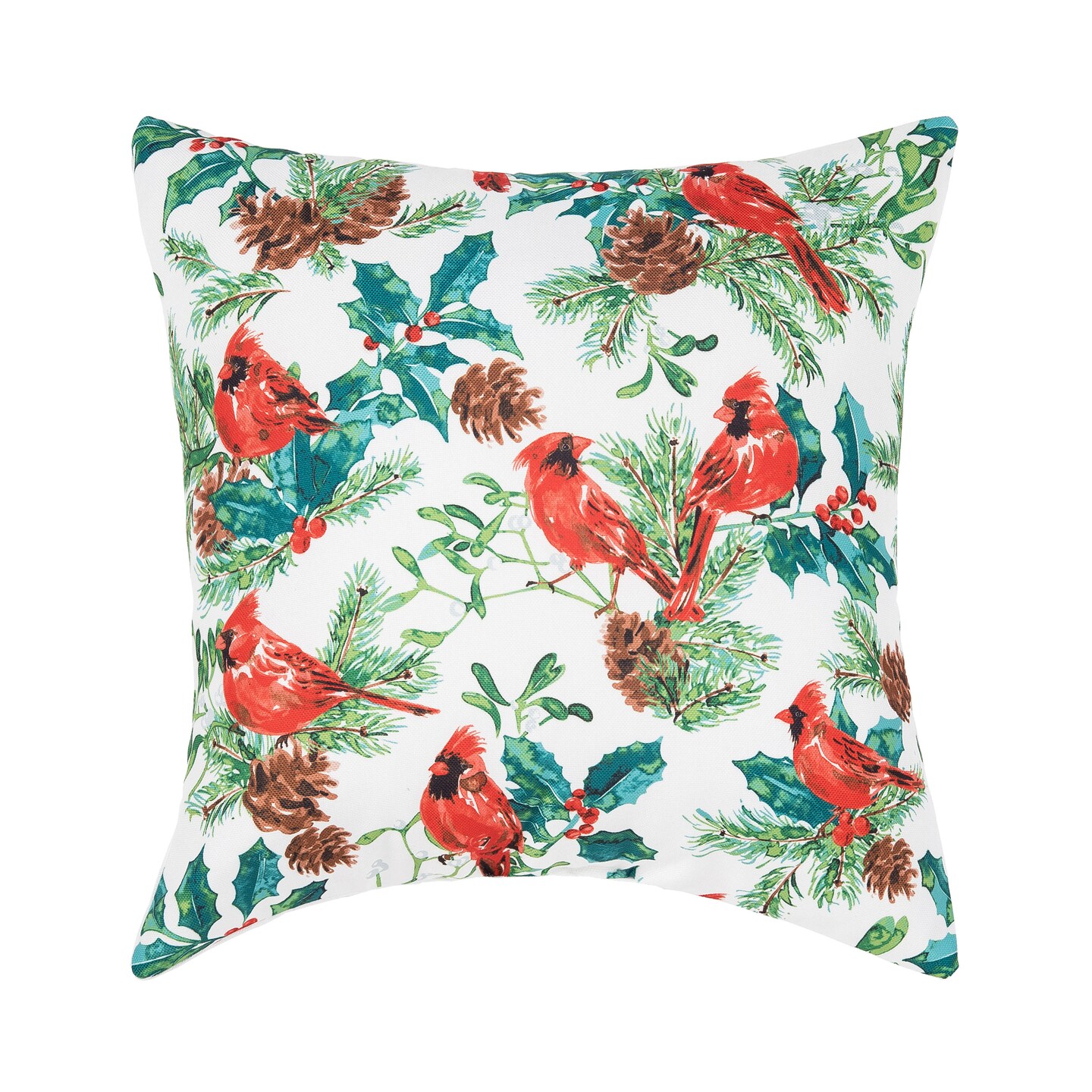 Delwyn Christmas Cardinal Pillow
