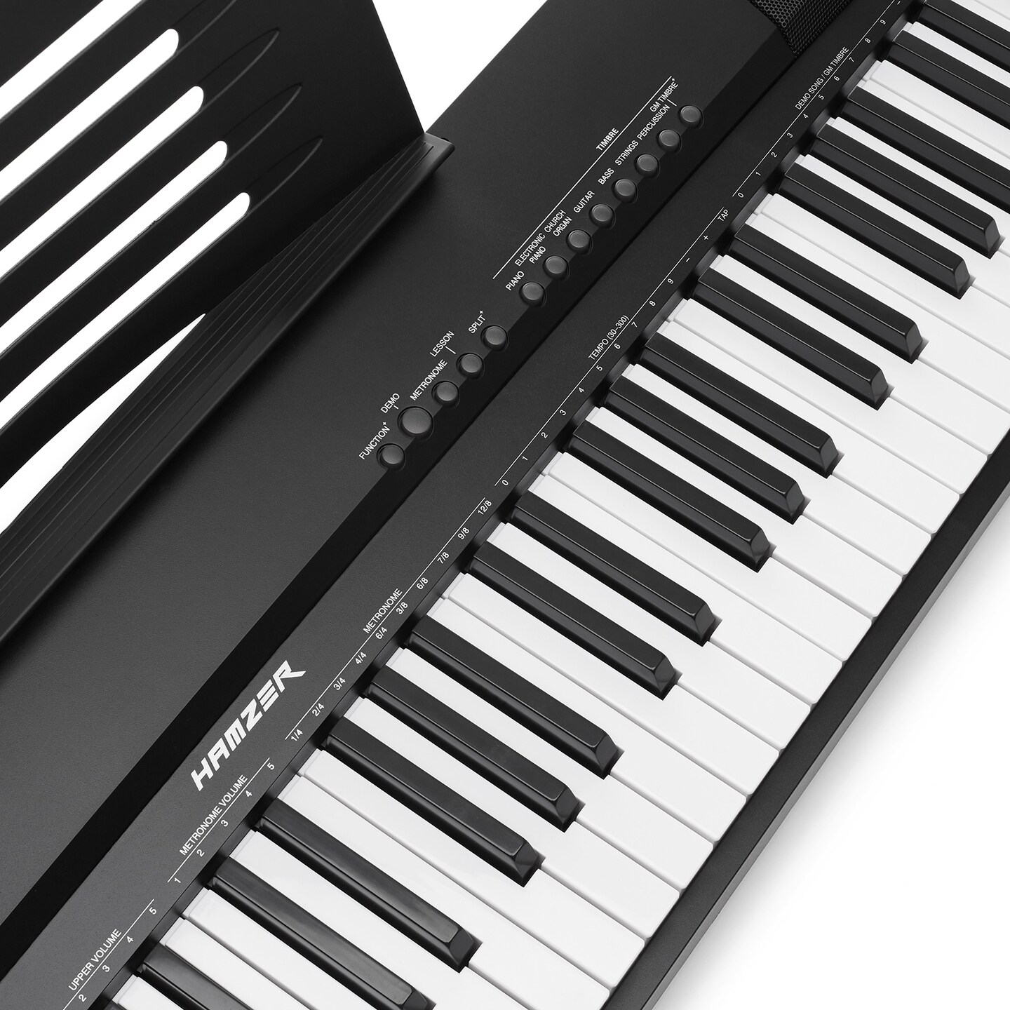 Hamzer 88-Key Electronic Keyboard Portable Digital Music Piano with Touch Sensitive Keys