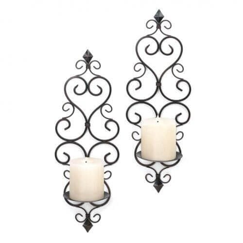 Gallery Of Light Fleur De Lis Candle Wall Sconces