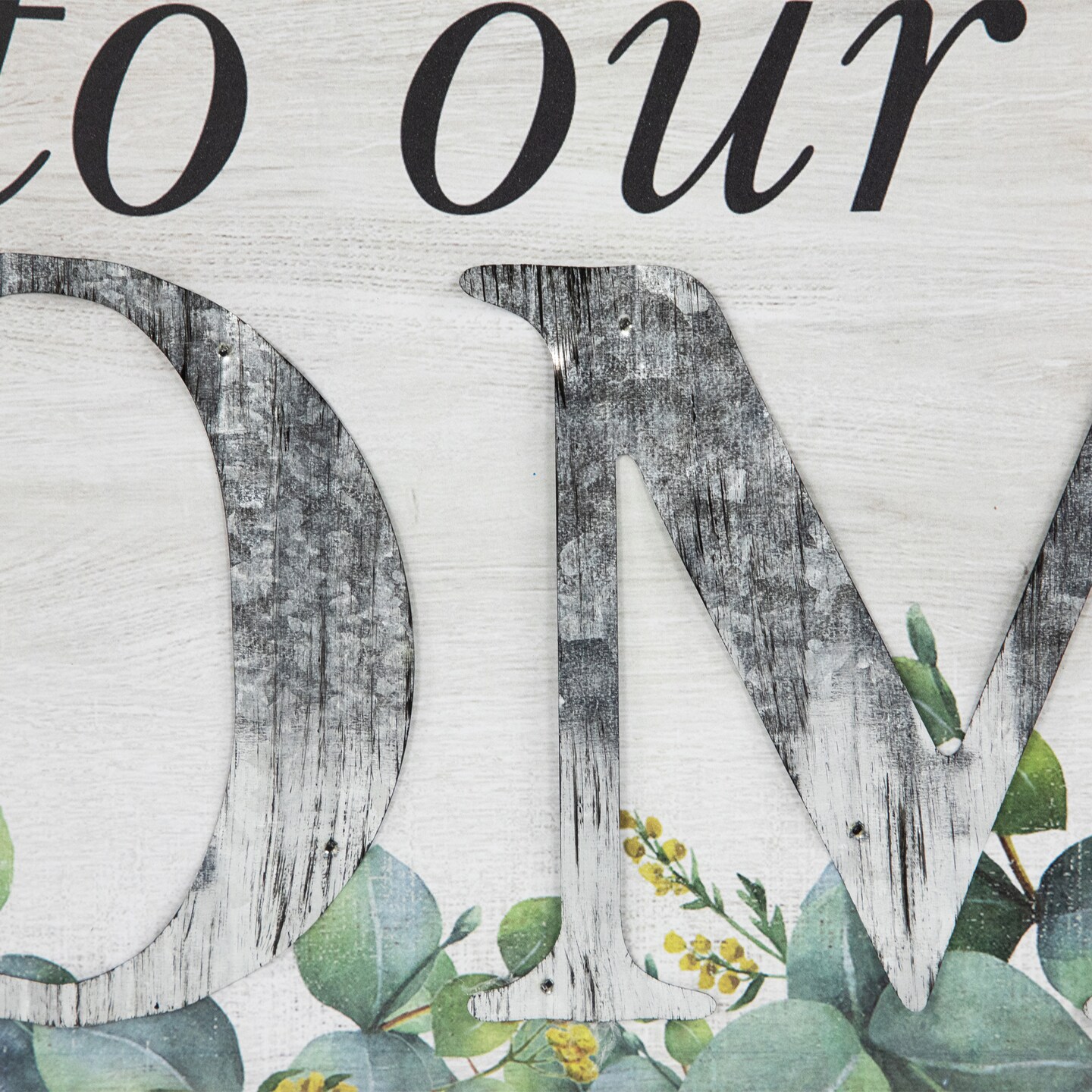 Northlight Welcome to Our Home Wall Decor