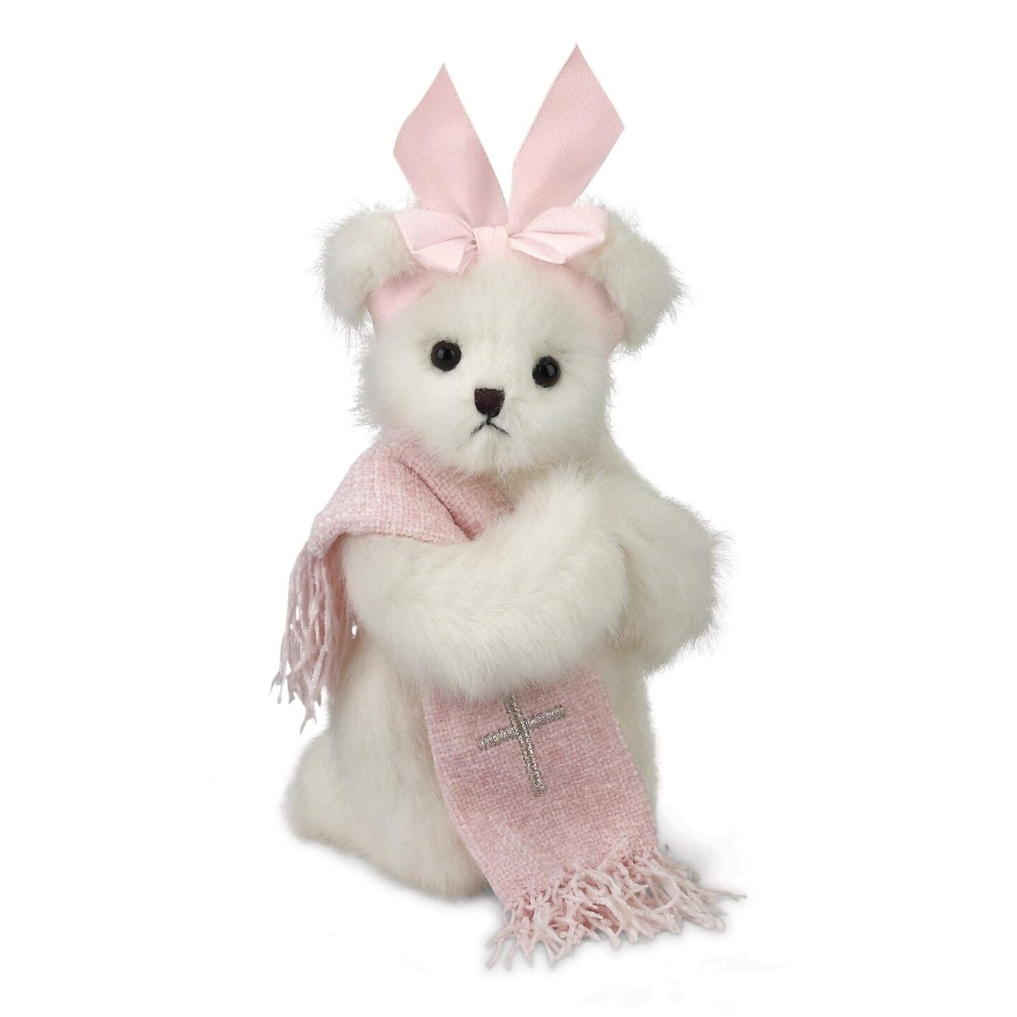 Bearington Patty Praymore Plush Stuffed Animal Baptism Teddy Bear, 10&#x22;