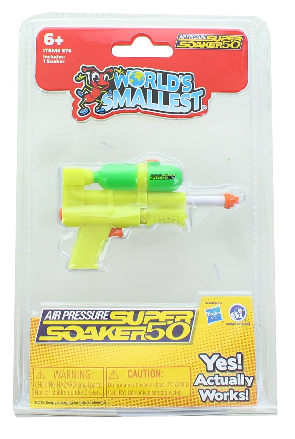 World&#x27;s Smallest Super Soaker Water Gun | Air Pressure Super Soaker 50