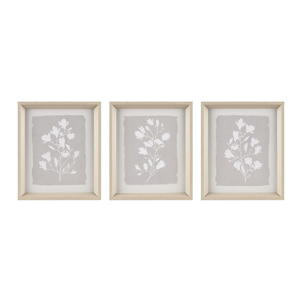 Gracie Mills 3piece Framed Glass Wall Art Set Michaels
