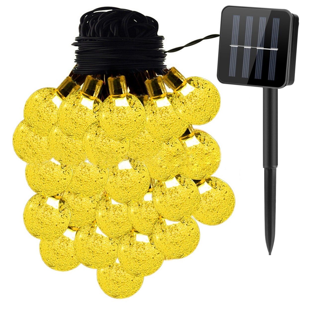 Global Phoenix Globe String Solar Lights 30 Ball LED Fairy Solar Lamps 8 Lighting Modes IP65 Waterproof Decorative Lamp