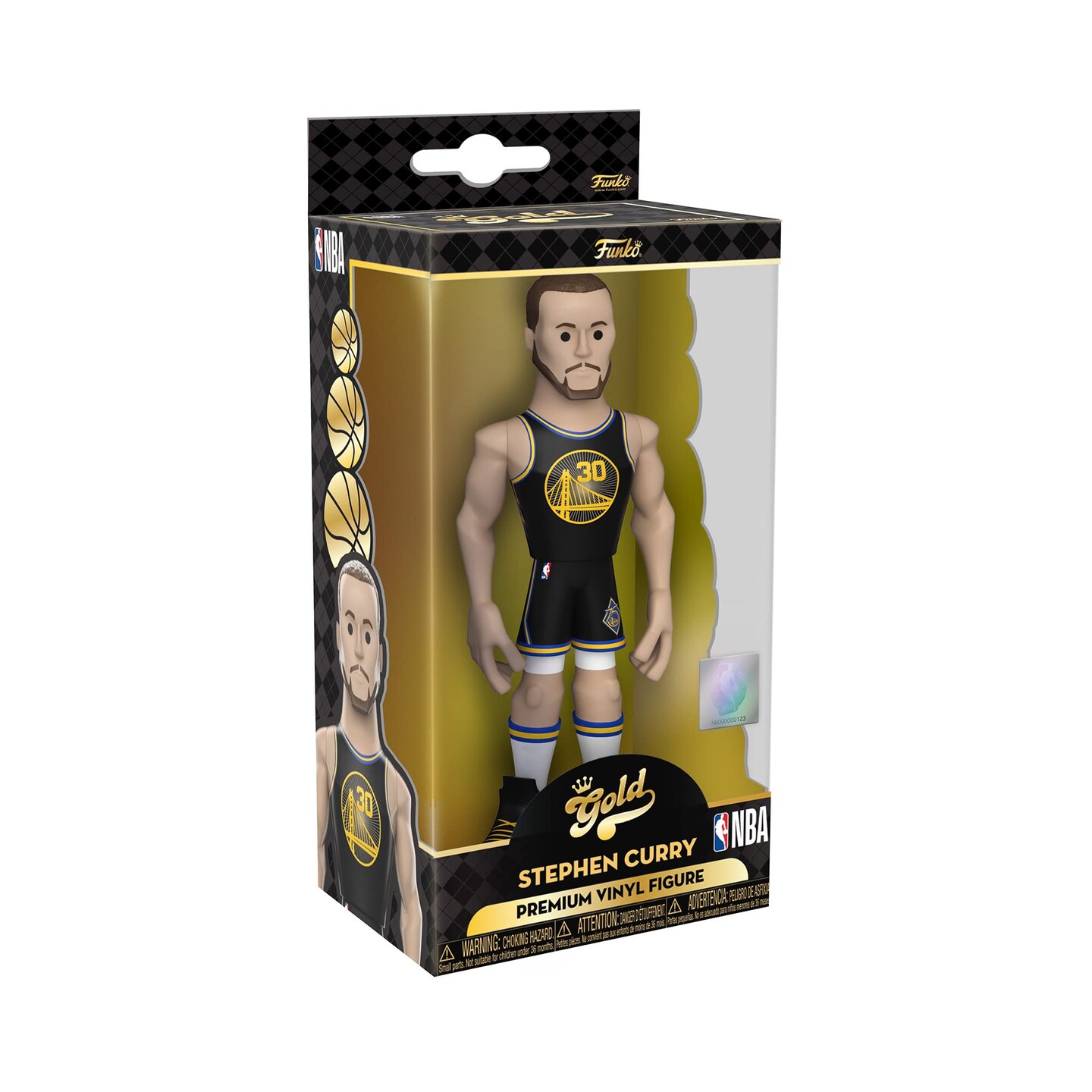 Funko Pop! Gold NBA: Warriors - Steph Curry (City) 5&#x22; with Chase (Styles May Vary)
