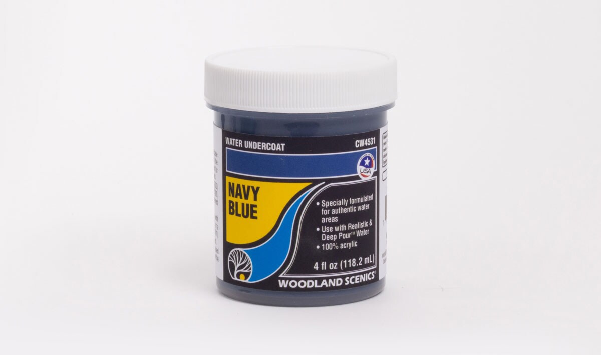 Woodland Scenics   NAVY BLUE WATER UNDERCOAT Scenery Accessories