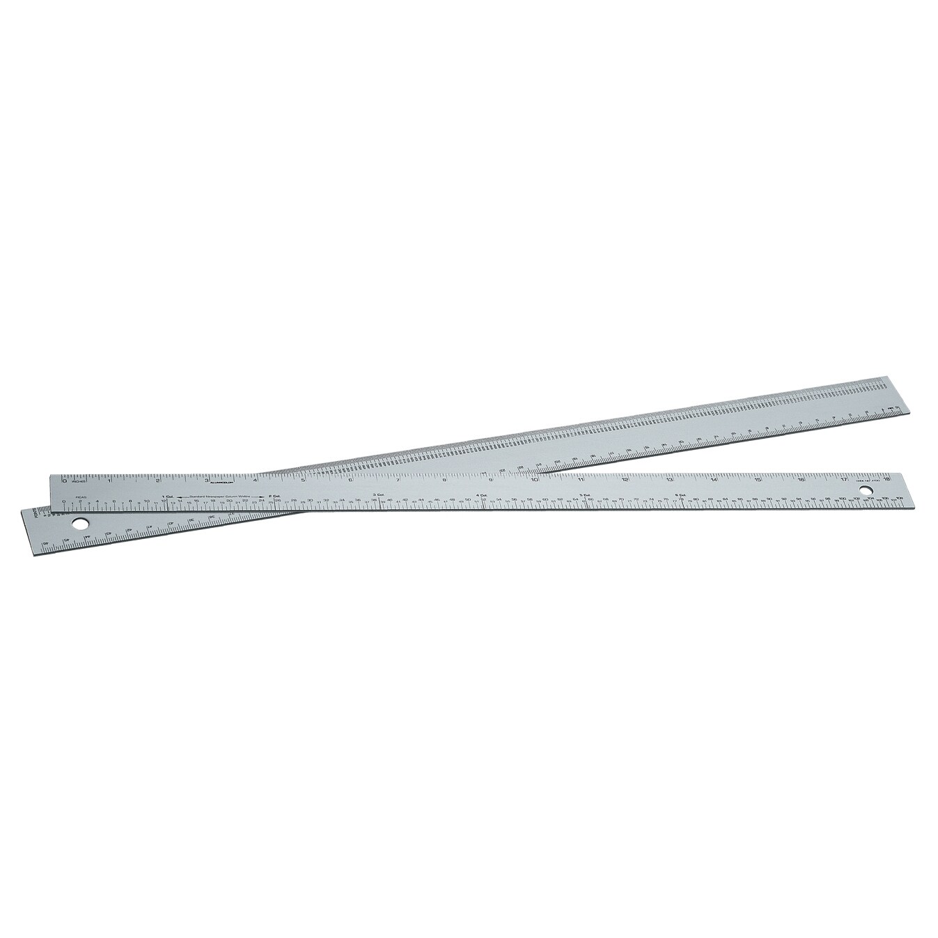 Alumicolor Pica/Point Ruler, 18&#x22;