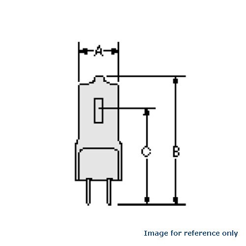 USHIO FNS 300w 120v JCV120V-300WC Halogen Lamp
