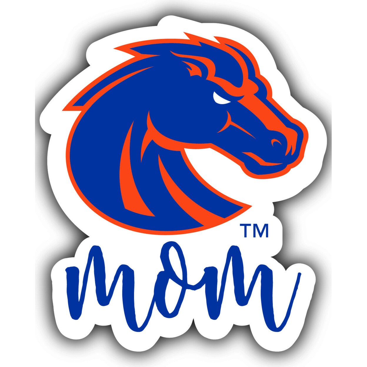 R and R Imports Boise State Broncos Proud Mom 4-Inch Die Cut Decal