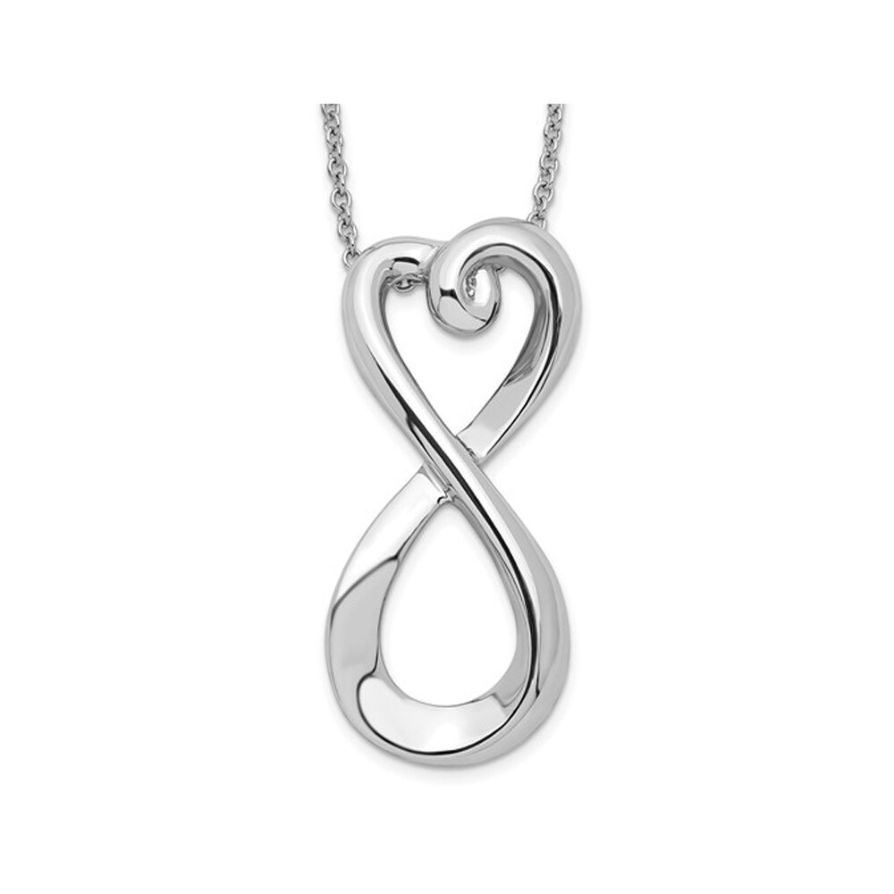 Gem And Harmony -Infinite Love- Pendant Necklace in Sterling Silver with Chain