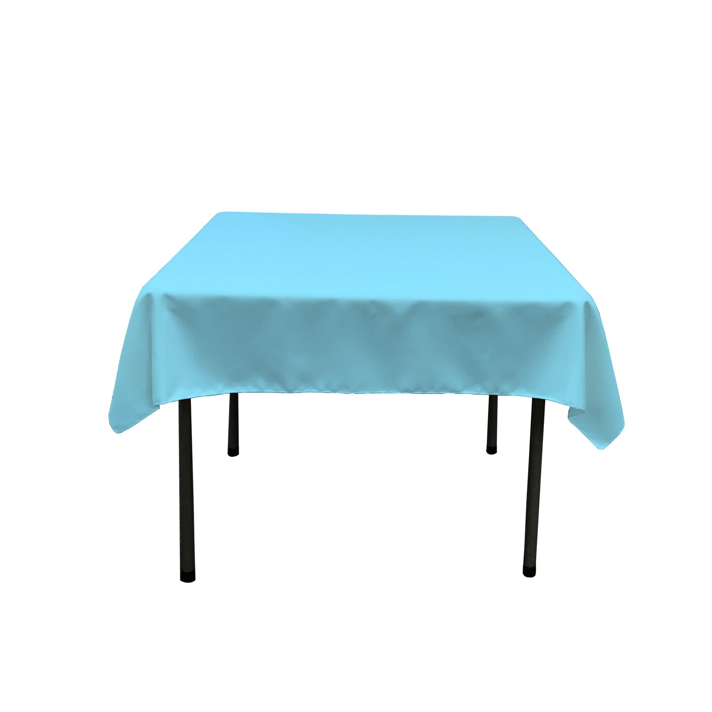 58 x 58 Inch Square Tablecloth Polyester Poplin Durable Event and Dining Linen