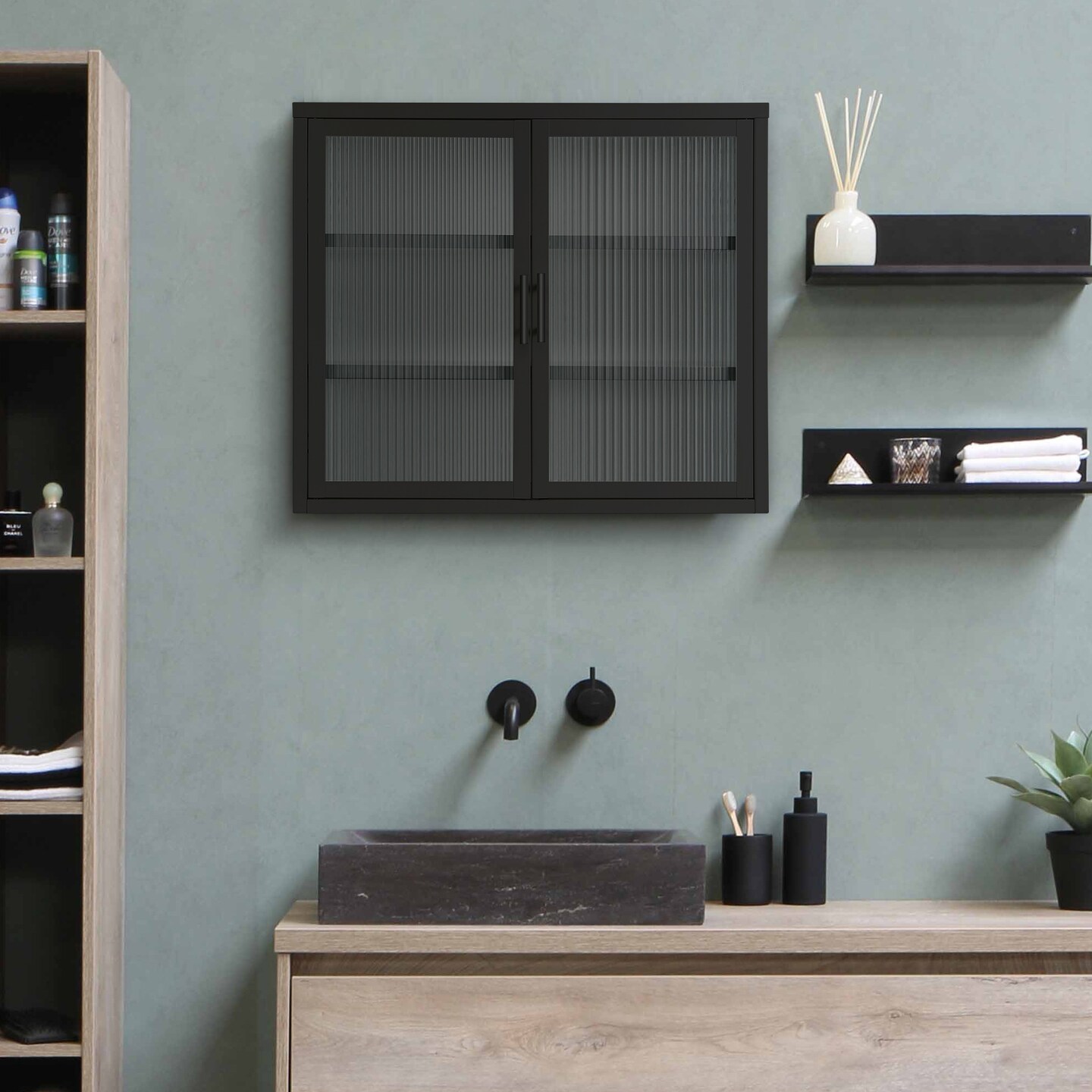 Retro Haze Wall Cabinet - 43.43 | Stylish Space Elevator