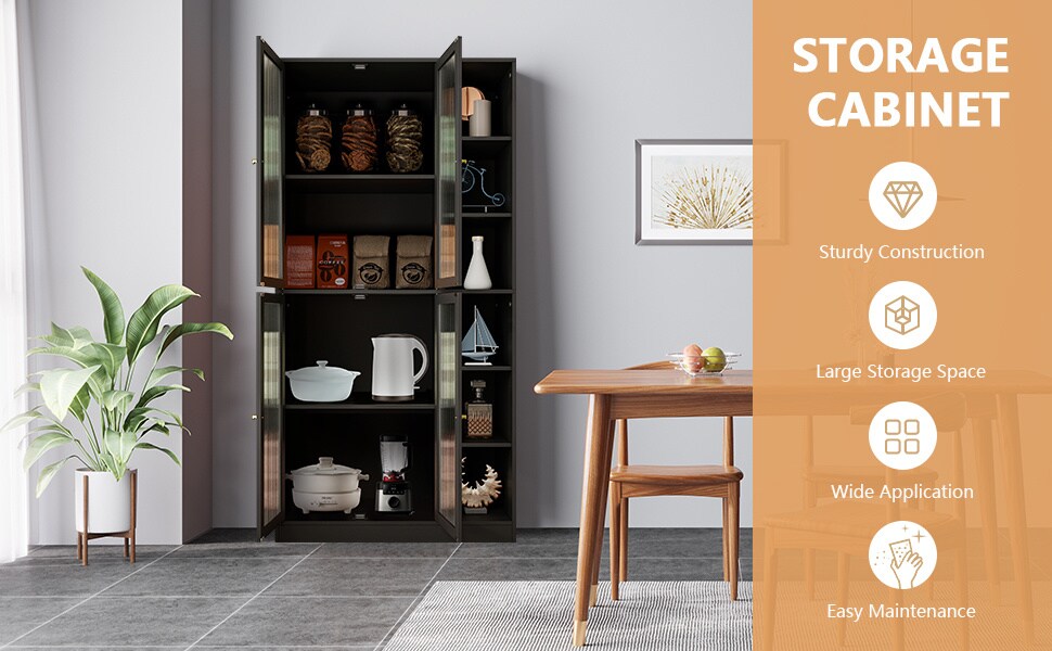 Elegant Kitchen Pantry Cabinet - 126.5 | Organize in Style