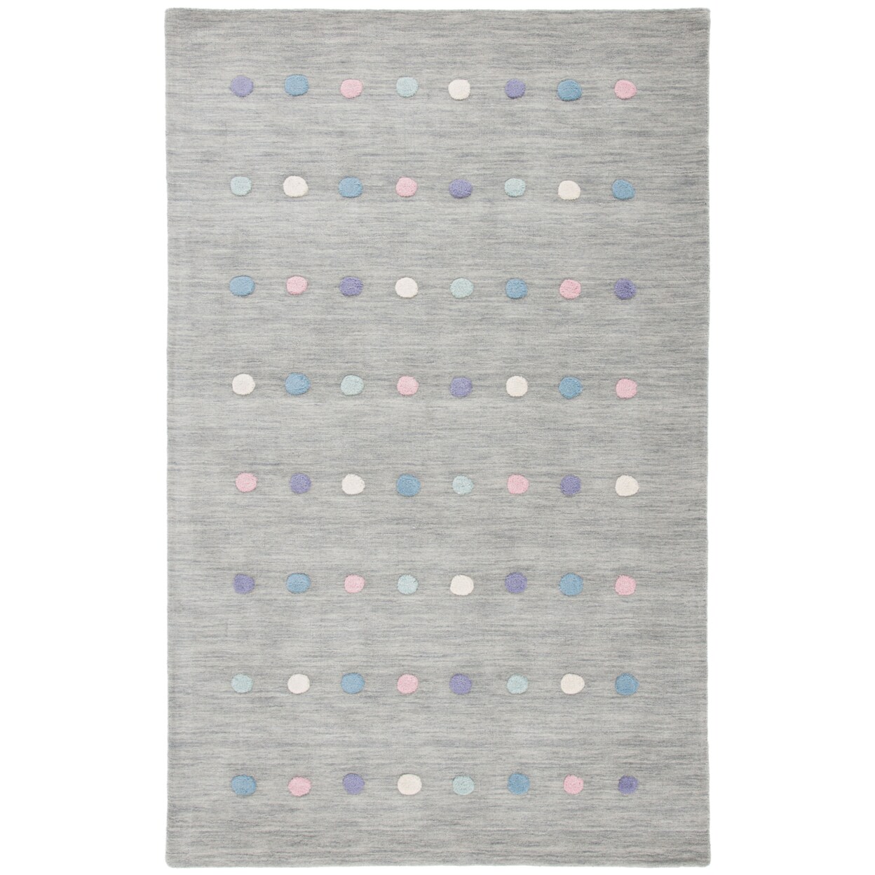 Safavieh Kids Collection Sfk803G Handmade Silver Rug Area Rug Carpet