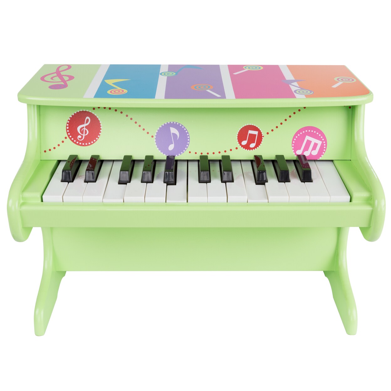 Hey! Play! 25-Key Musical Toy Piano Larger Baby Wooden Toy
