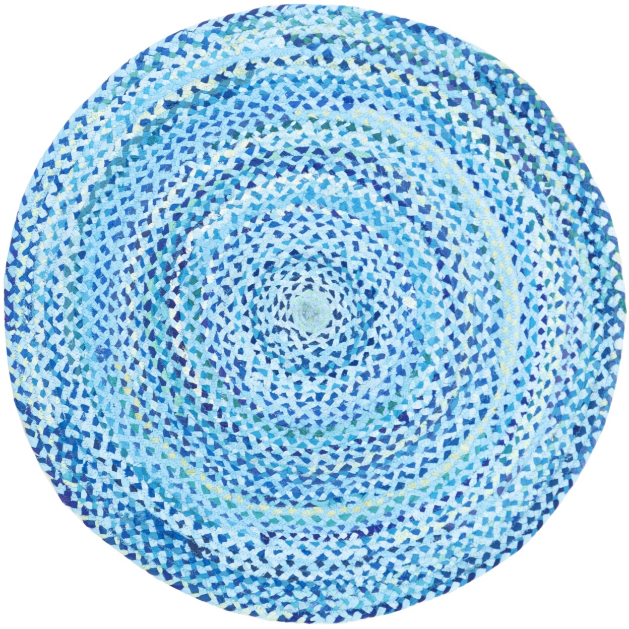 Safavieh Braided Brd452k Handwoven Turquoise Rug