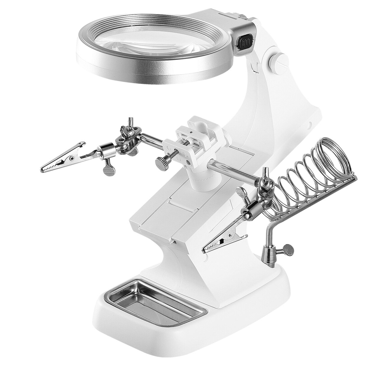 SecurityMan Hand Held Magnifying Glass with Light (2 Bright LEDs) - 3X 5X  Illuminated Magnifier Lens XMAGNIFY - The Home Depot