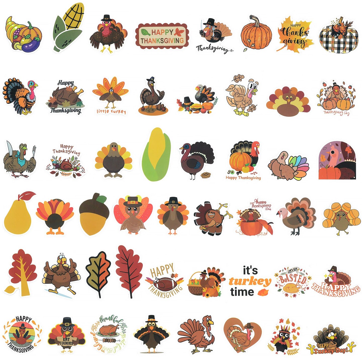 Wrapables Waterproof Vinyl Stickers for Water Bottles, Laptop, Phones, Skateboards, Decals for Teens, 100pcs