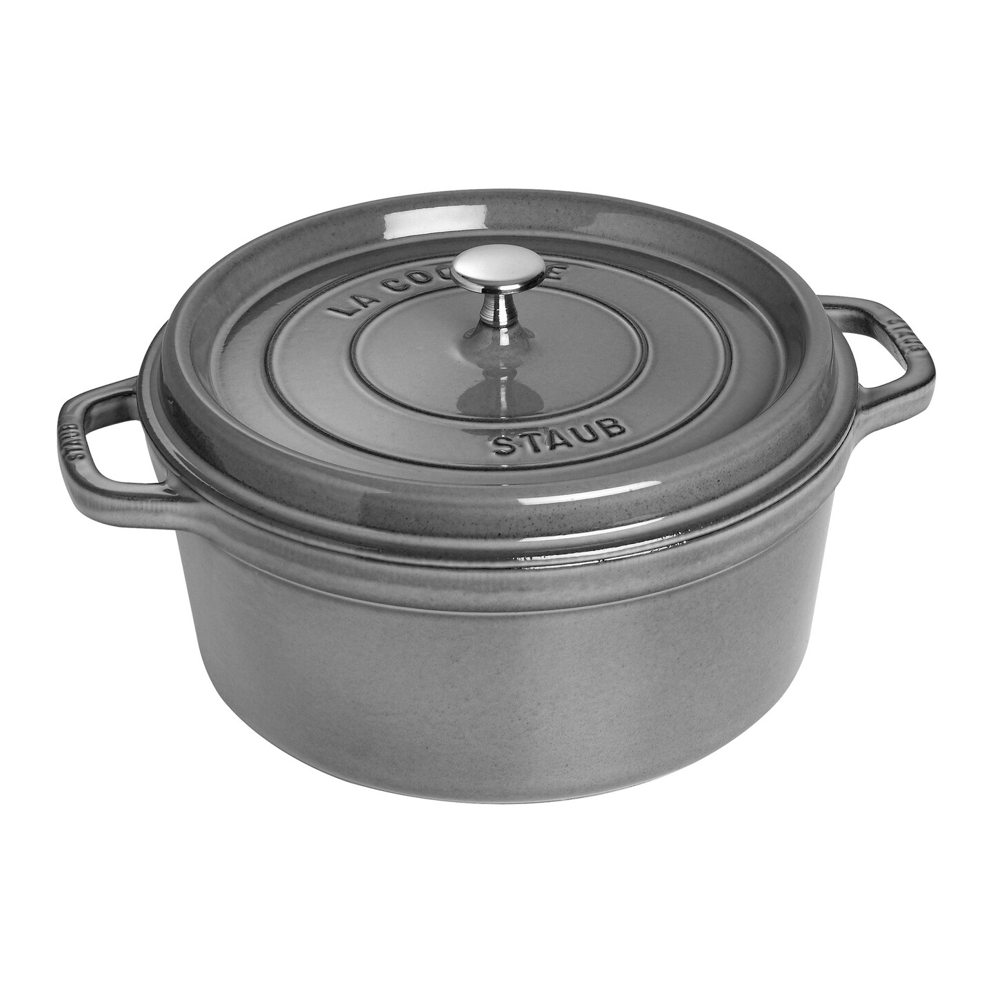 STAUB Cast Iron 7-qt Round Cocotte