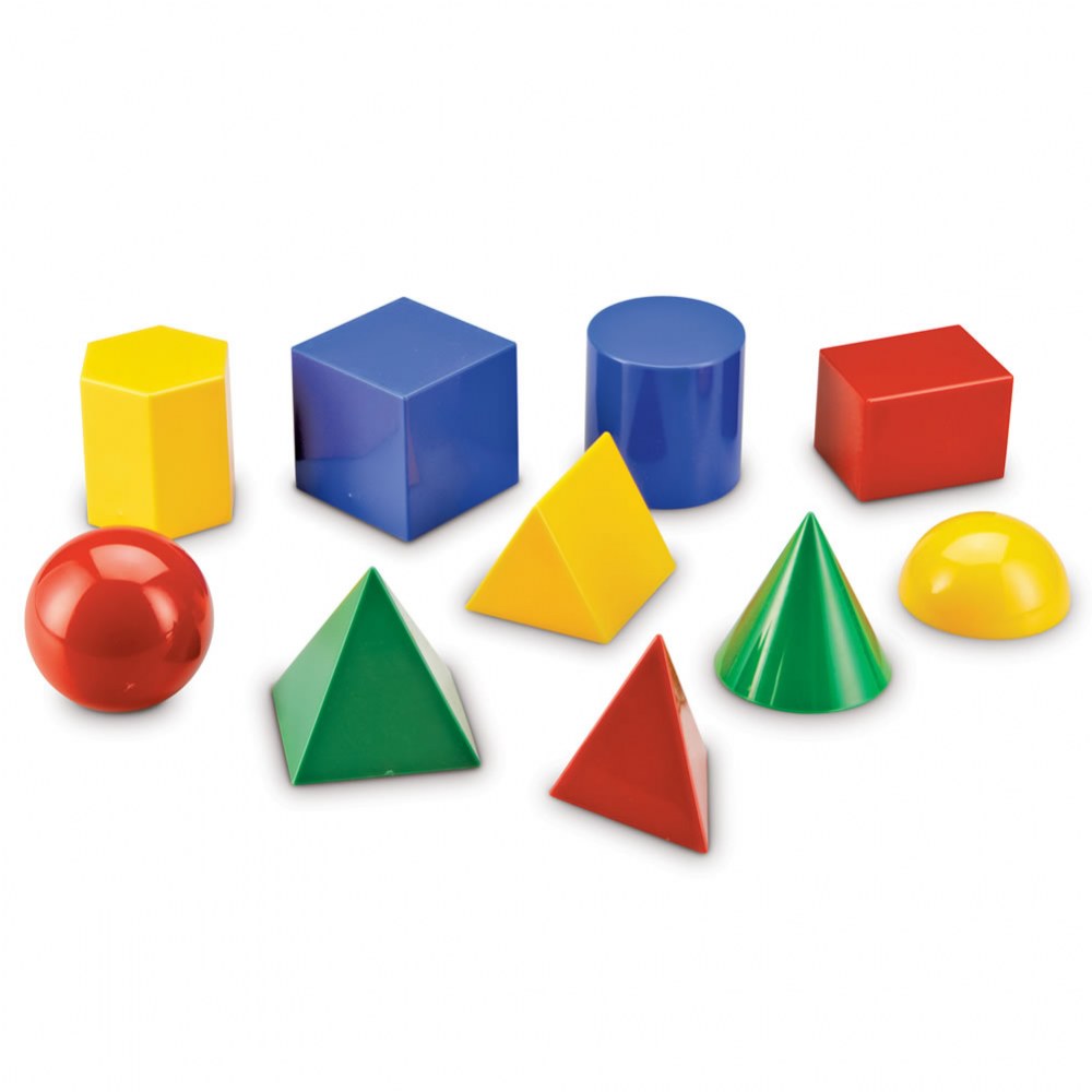 Learning Resources Large Geo Shapes - Set of 10