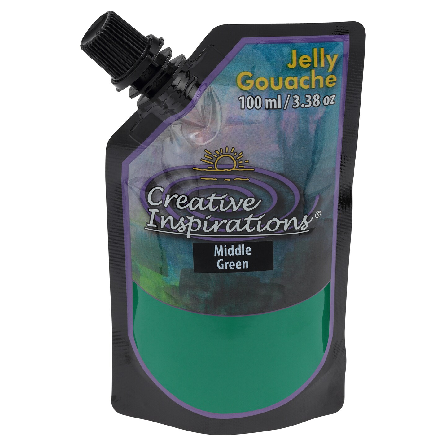 Creative Inspirations Jelly Gouache - Assorted Colors and Sizes - Unique & Vibrant Jelly Gouache Paint for Artists, Beginners, Painting Parties and More