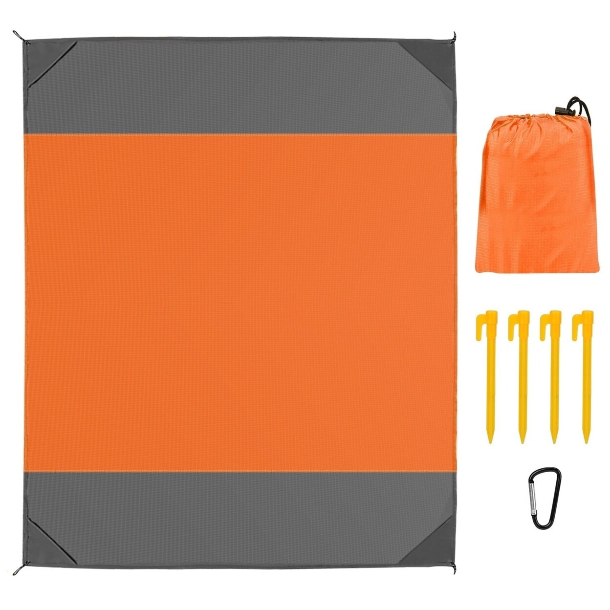 108X96.46In Sand Proof Picnic Blanket Water Resistant Foldable Camping Beach Mat