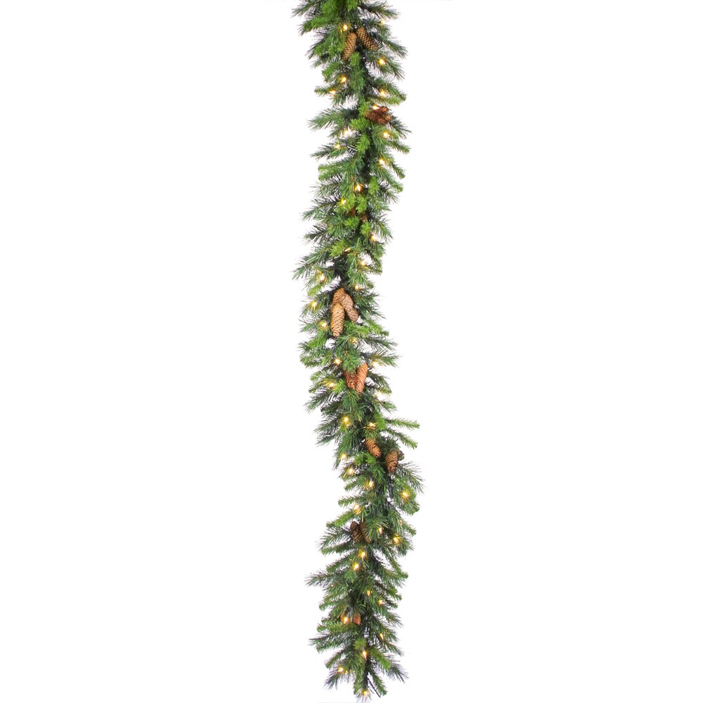 9&#x27; x 14&#x22; Cheyenne Garland 280T 100 Warm White LED