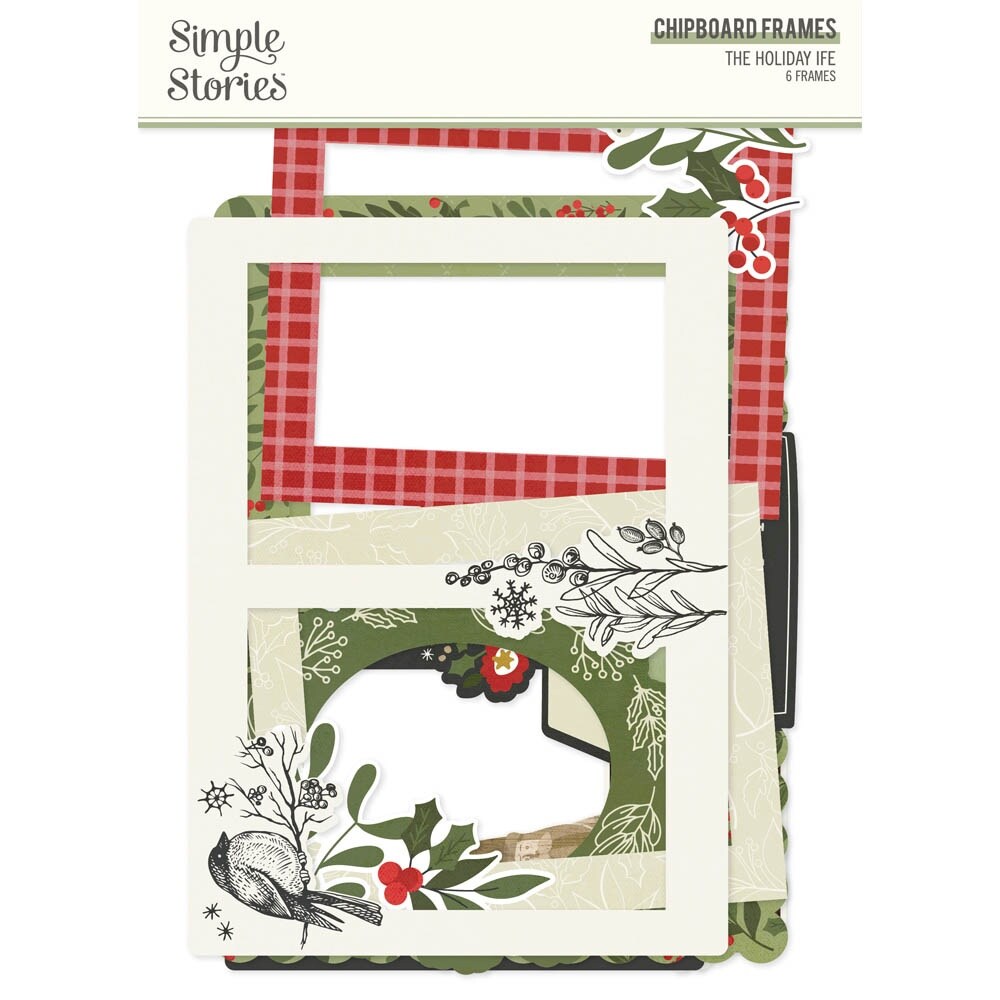 The Holiday Life Chipboard Frames-