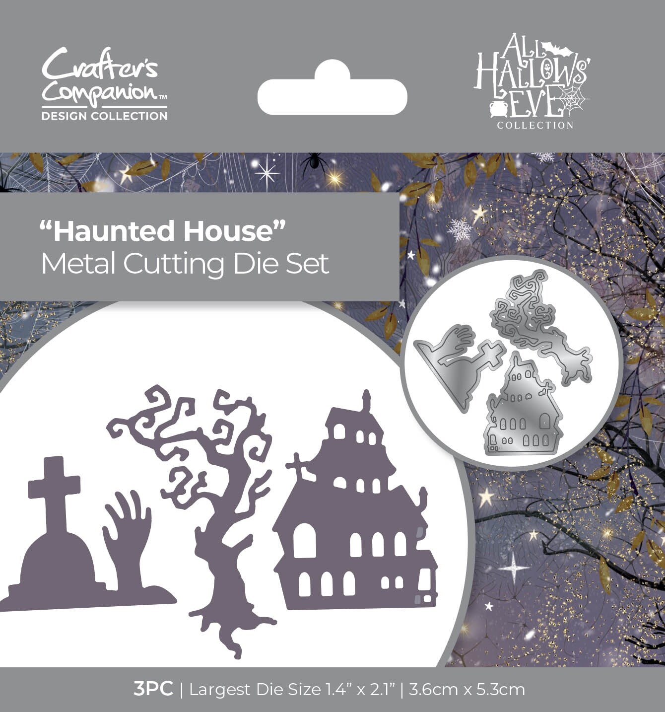 All Hallows Eve Metal Die-Haunted House
